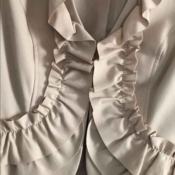 INC Petite ruffle Blazer. NWOT. - Picture 3 of 3